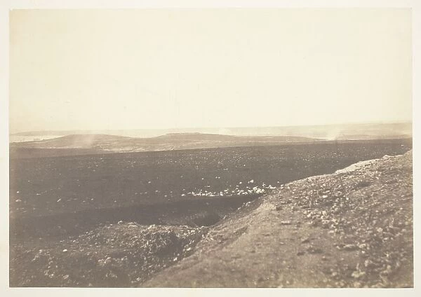 The Mamelon and Malakoff, from the Mortar Battery, 1855. Creator: Roger Fenton