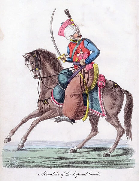 Mamluk (Mameluke) of the Ottoman Imperial Guard, c1820