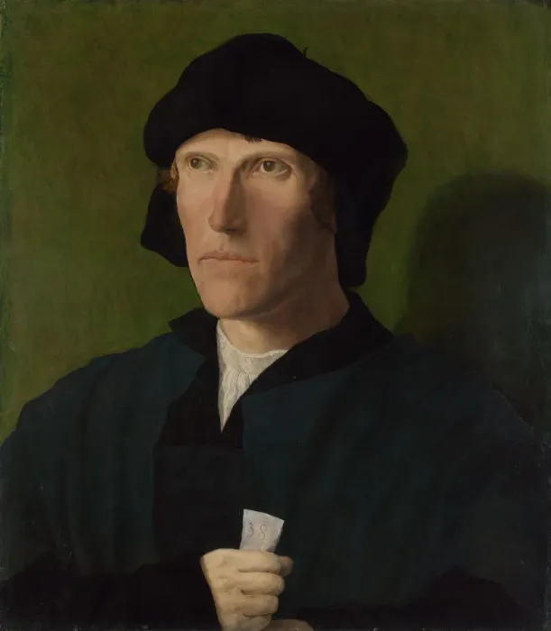 Framed Print : A Man aged 38, ca 1521. Artist: Leyden, Lucas, van (1489 / 94-1533) Framed Print : A Man aged 38, ca 1521. Artist: Leyden, Lucas, van (1489 / 94-1533)