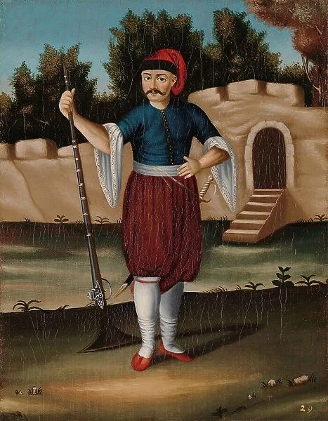 Man from the Albanian Coast, 1700-1737. Creator: Jean Baptiste Vanmour