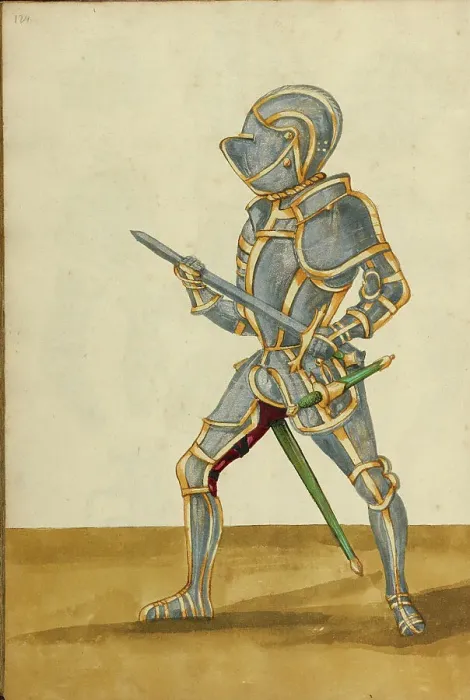 Framed Print : A Man in Armor, about 1560-1570. Creator: Unknown Framed Print : A Man in Armor, about 1560-1570. Creator: Unknown