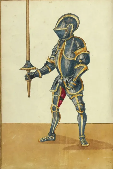Framed Print : A Man in Armor, about 1560-1570. Creator: Unknown Framed Print : A Man in Armor, about 1560-1570. Creator: Unknown