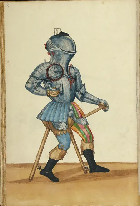 Framed Print : A Man in Armor, about 1560-1570. Creator: Unknown