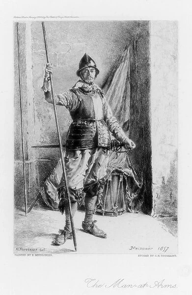 The Man at Arms, c1880-1882. Artist: Henri Toussaint