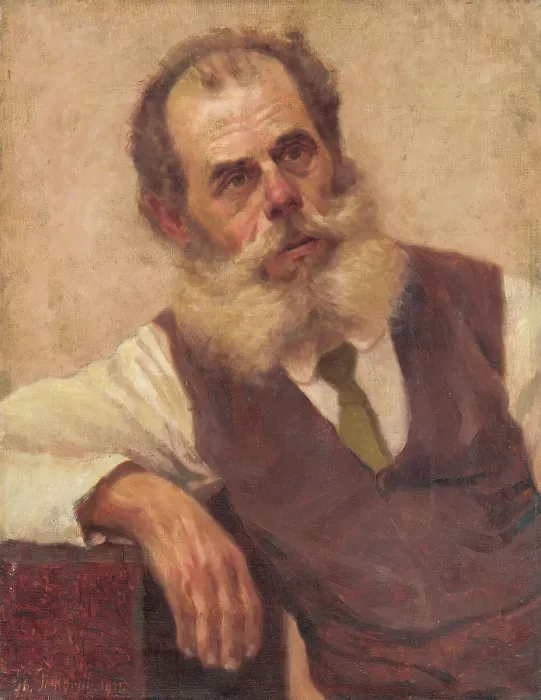 Framed Print : Man with a Beard, 1915. Creator: Stefan Polkorab Framed Print : Man with a Beard, 1915. Creator: Stefan Polkorab