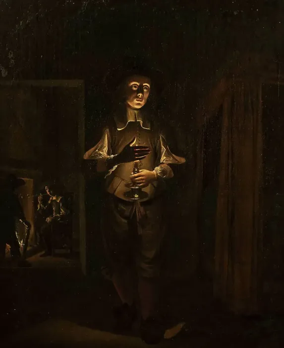 Framed Print : Man with a Candle, c1645. Creator: Heimbach; Wolfgang (c.1610-after 1678) Framed Print : Man with a Candle, c1645. Creator: Heimbach; Wolfgang (c.1610-after 1678)