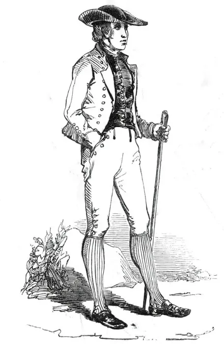 Framed Print : Man from Coburg, 1845. Creator: Unknown Framed Print : Man from Coburg, 1845. Creator: Unknown