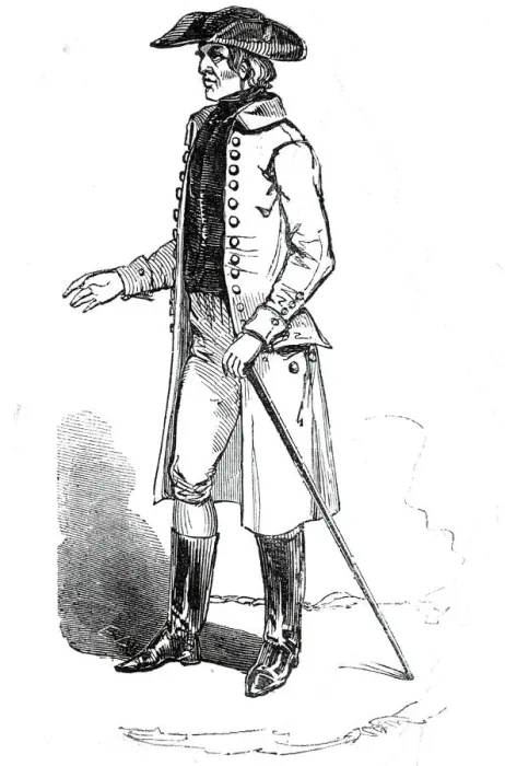Framed Print : Man from Coburg, 1845. Creator: Unknown Framed Print : Man from Coburg, 1845. Creator: Unknown