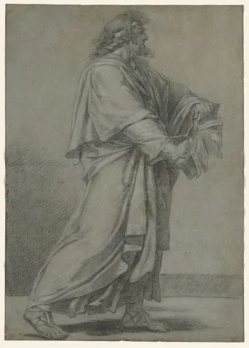 Framed Print : Man Destroying Book, 1700s. Creator: Anonymous Framed Print : Man Destroying Book, 1700s. Creator: Anonymous