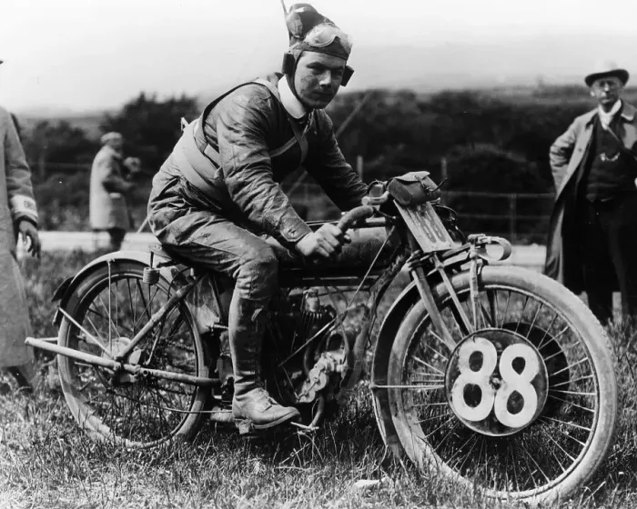 Framed Print : A man dressed in leathers on a Harley-Davidson Framed Print : A man dressed in leathers on a Harley-Davidson