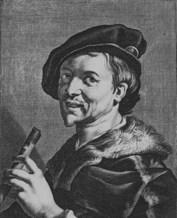 Framed Print : The Man with the Flute, 1625. Creator: Cornelis Bloemaert Framed Print : The Man with the Flute, 1625. Creator: Cornelis Bloemaert