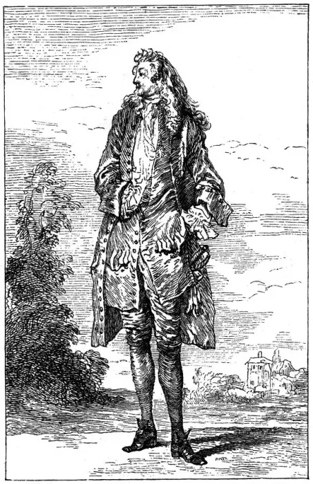 Framed Print : Man In French Costume, (1885). Artist: Jean-Antoine Watteau Framed Print : Man In French Costume, (1885). Artist: Jean-Antoine Watteau