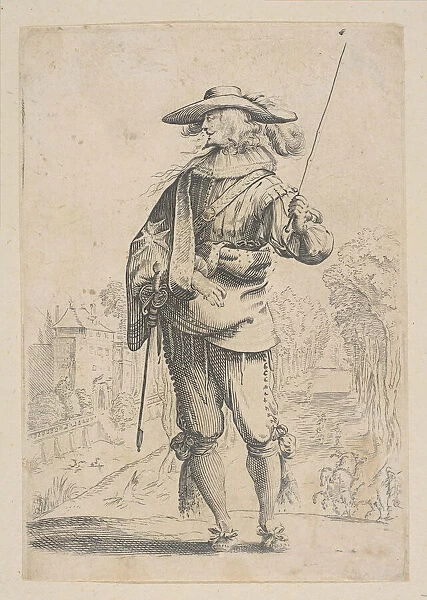 A Man Holding a Crop, 1629. Creator: Unknown