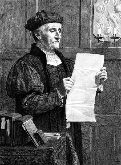 Framed Print : The Man of Law. by H. S. Marks, R.A. from the Royal Academy Exhibition, 1881. Creator: Unknown Framed Print : The Man of Law. by H. S. Marks, R.A. from the Royal Academy Exhibition, 1881. Creator: Unknown