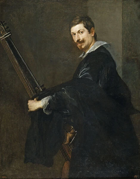 Man with a Lute, Between 1621 and 1630. Artist: Dyck, Sir Anthony van (1599-1641)
