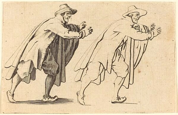 Man Moving Abruptly, c. 1622. Creator: Jacques Callot