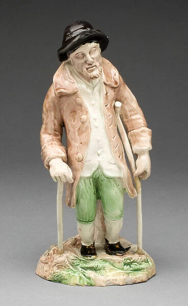 Man as Old Age, Burslem, c. 1790. Creators: Ralph Wood the Elder, Enoch Wood