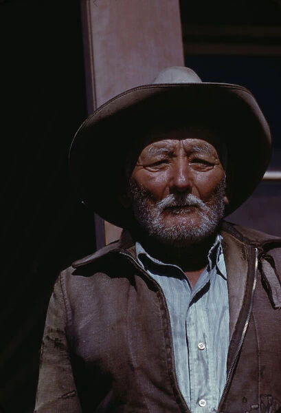 Man, possibly a farmer or agricultural laborer, between 1941 and 1942. Creator: Unknown