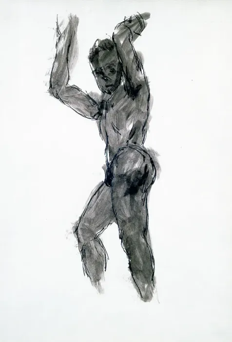 Framed Print : Man of Profile Upright Washing, C1920. Creator: Francis Picabia Framed Print : Man of Profile Upright Washing, C1920. Creator: Francis Picabia