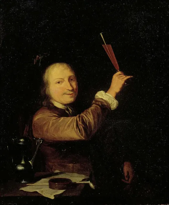 Framed Print : A man raising his glass, c1680. Creator: Pieter Cornelisz. van Slingeland Framed Print : A man raising his glass, c1680. Creator: Pieter Cornelisz. van Slingeland