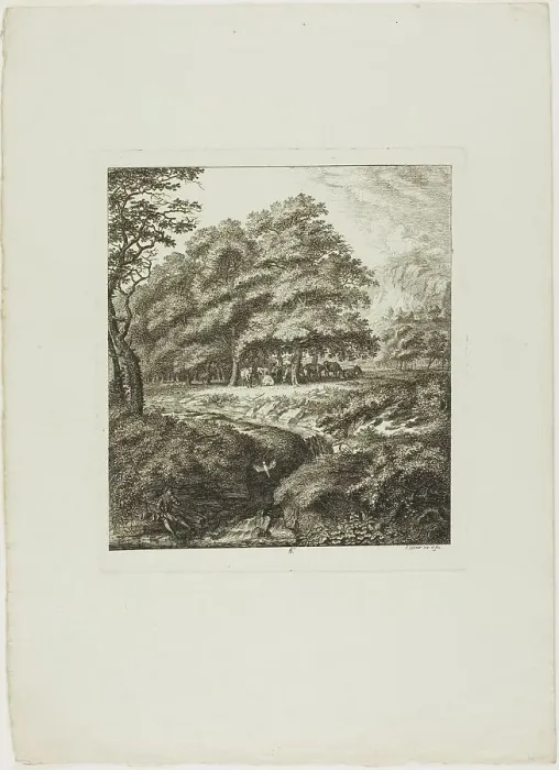 Framed Print : Man Reading a Book, 1764. Creator: Salomon Gessner Framed Print : Man Reading a Book, 1764. Creator: Salomon Gessner