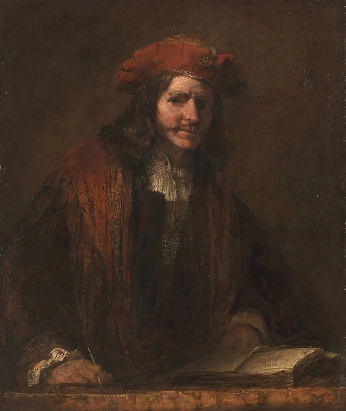 The Man with the Red Cap, c. 1660. Artist: Rembrandt van Rhijn (1606-1669)