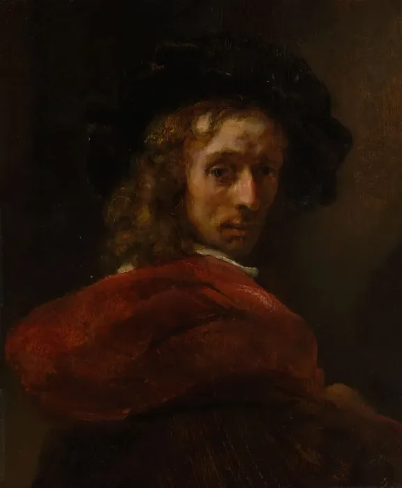 Framed Print : Man in a Red Cloak. Creator: Unknown Framed Print : Man in a Red Cloak. Creator: Unknown