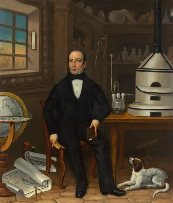 Framed Print : Man of Science, 1839. Creator: Unknown Framed Print : Man of Science, 1839. Creator: Unknown