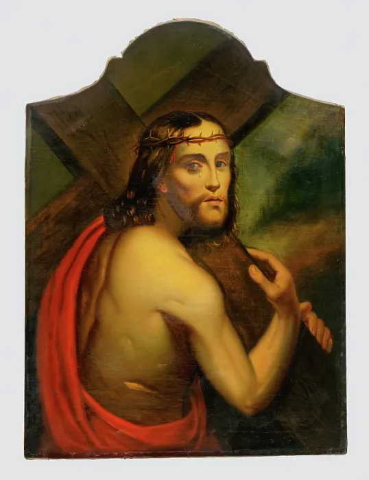 Framed Print : Man of Sorrows, 1801-1900. Creator: Jozef Miklosik Framed Print : Man of Sorrows, 1801-1900. Creator: Jozef Miklosik