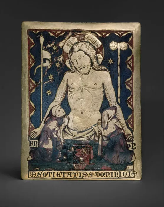 Framed Print : The Man of Sorrows, Italian, last quarter 14th century. Creator: Unknown Framed Print : The Man of Sorrows, Italian, last quarter 14th century. Creator: Unknown