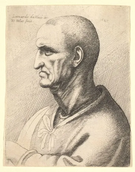 Framed Print : Man with stern expression in profile to left, 1645. Creator: Wenceslaus Hollar Framed Print : Man with stern expression in profile to left, 1645. Creator: Wenceslaus Hollar