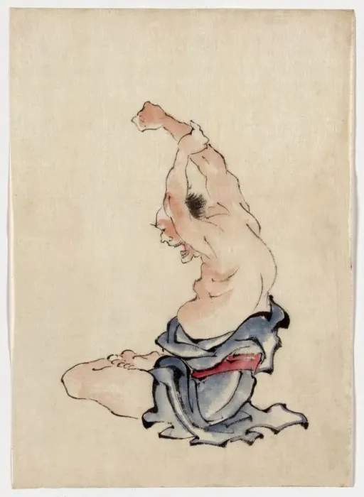 Framed Print : Man Stretching, 1830-1850