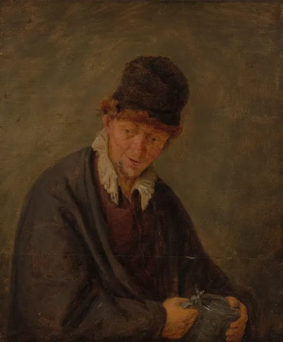 Framed Print : Man with a Tankard. Creator: Unknown Framed Print : Man with a Tankard. Creator: Unknown