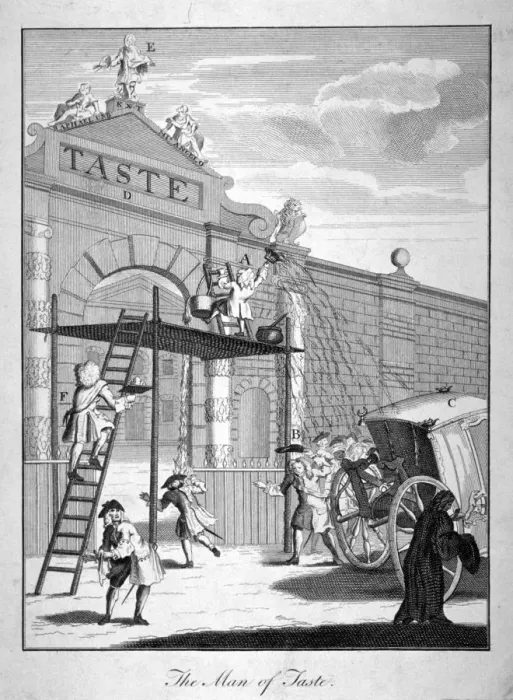 Framed Print : The Man of Taste, 1731 Framed Print : The Man of Taste, 1731