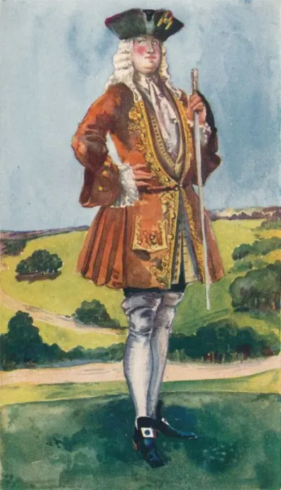 Framed Print : A Man of the Time of George I, 1907. Artist: Dion Clayton Calthrop Framed Print : A Man of the Time of George I, 1907. Artist: Dion Clayton Calthrop