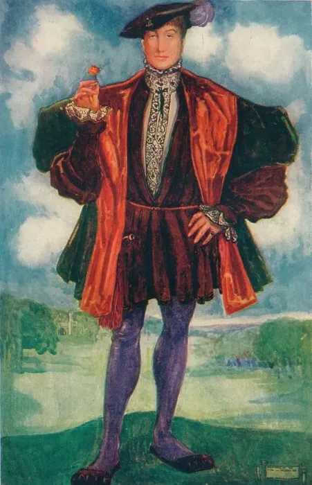 Framed Print : A Man of the Time of Henry VIII, 1907. Artist: Dion Clayton Calthrop Framed Print : A Man of the Time of Henry VIII, 1907. Artist: Dion Clayton Calthrop