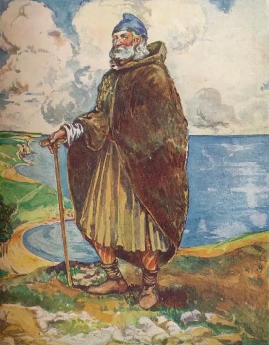 Framed Print : A Man of the Time of Stephen, 1907. Artist: Dion Clayton Calthrop Framed Print : A Man of the Time of Stephen, 1907. Artist: Dion Clayton Calthrop