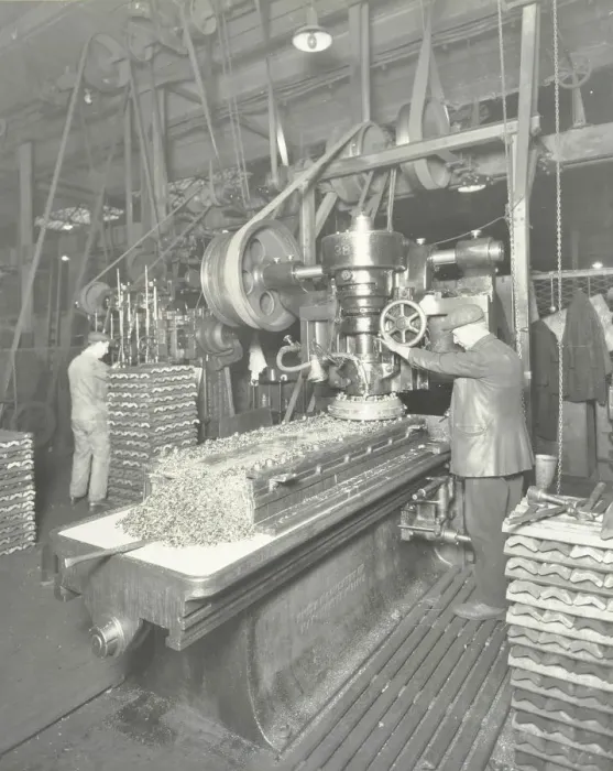 Framed Print : Man using a miller and planer, Charlton Central Repair Depot, London, 1932 Framed Print : Man using a miller and planer, Charlton Central Repair Depot, London, 1932