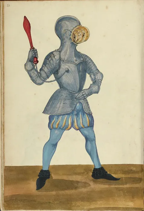 Framed Print : A Man Wearing Armor for a Tournament Contest, about 1560-1570. Creator: Unknown Framed Print : A Man Wearing Armor for a Tournament Contest, about 1560-1570. Creator: Unknown
