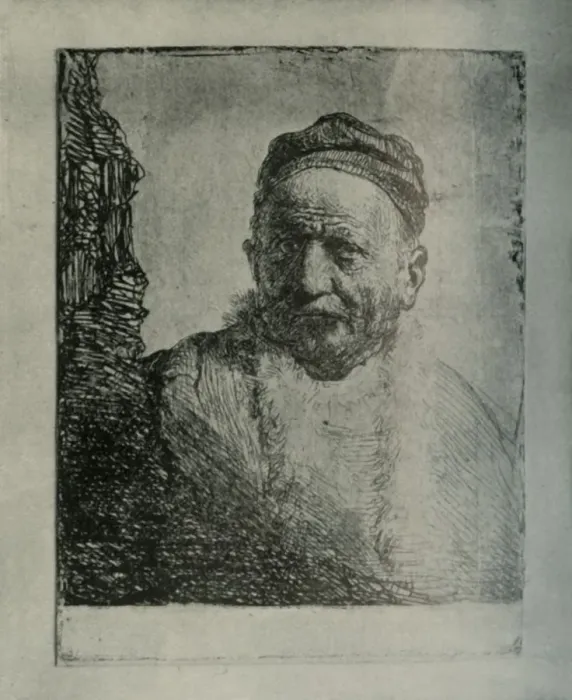 Framed Print : Man Wearing a Close Cap: Bust (the Artists Father ?), 1630, (1906). Creator: Unknown Framed Print : Man Wearing a Close Cap: Bust (the Artists Father ?), 1630, (1906). Creator: Unknown