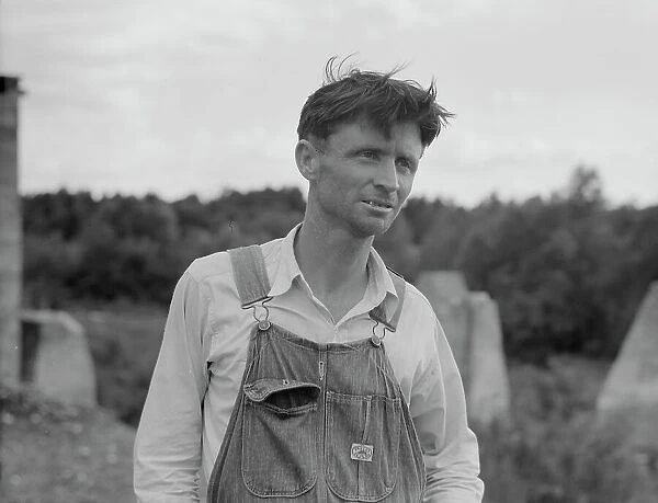 Man who worked in Fullerton, Louisiana lumber mill for fifteen years, 1937. Creator: Dorothea Lange