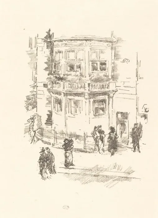 Framed Print : The Managers Window, Gaiety Theatre, 1896. Creator: James Abbott McNeill Whistler Framed Print : The Managers Window, Gaiety Theatre, 1896. Creator: James Abbott McNeill Whistler