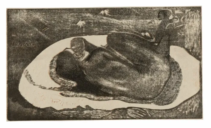 Framed Print : Manao tupapau (She Thinks of the Ghost or The Ghost Thinks of Her) Framed Print : Manao tupapau (She Thinks of the Ghost or The Ghost Thinks of Her)