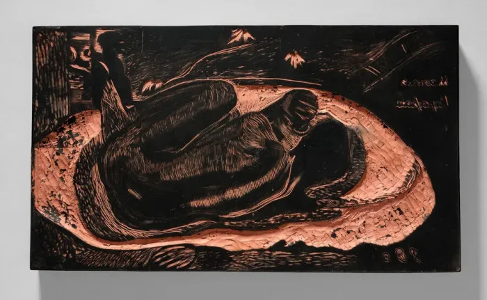 Framed Print : Manao tupapau (She Thinks of the Ghost or The Ghost Thinks of Her) Framed Print : Manao tupapau (She Thinks of the Ghost or The Ghost Thinks of Her)