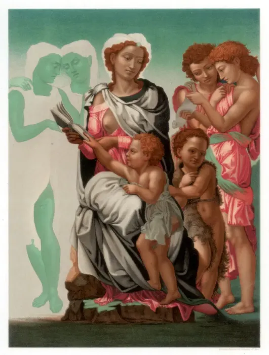 Framed Print : The Manchester Madonna, c1497 (1870). Artist: Franz Kellerhoven Framed Print : The Manchester Madonna, c1497 (1870). Artist: Franz Kellerhoven
