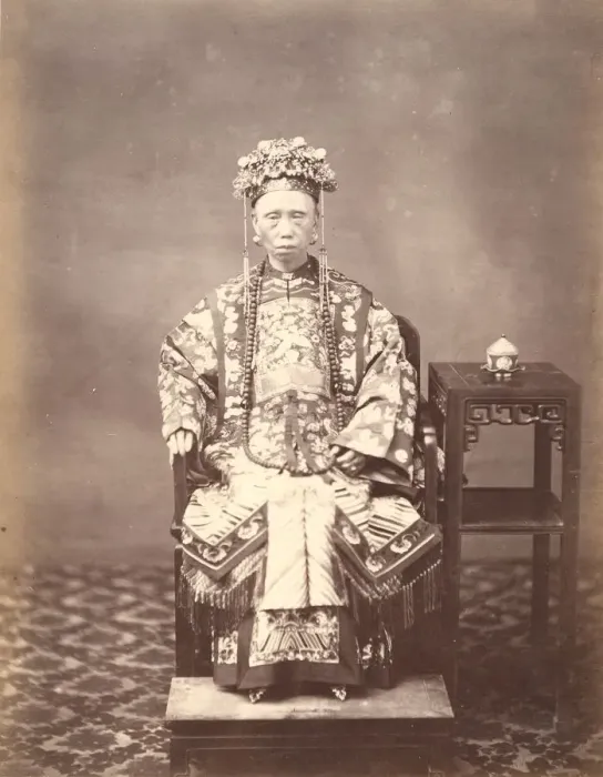 Framed Print : Mandarin Wife, 1861-1863. Creator: Milton M. Miller Framed Print : Mandarin Wife, 1861-1863. Creator: Milton M. Miller
