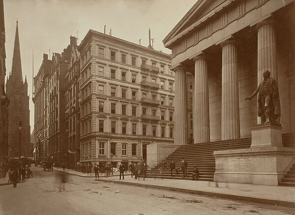 Manhattan Trust Company, New York, 1870s-80s. Creator: Unknown
