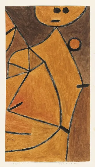 Framed Print : Mannequin, 1940. Creator: Klee, Paul (1879-1940) Framed Print : Mannequin, 1940. Creator: Klee, Paul (1879-1940)
