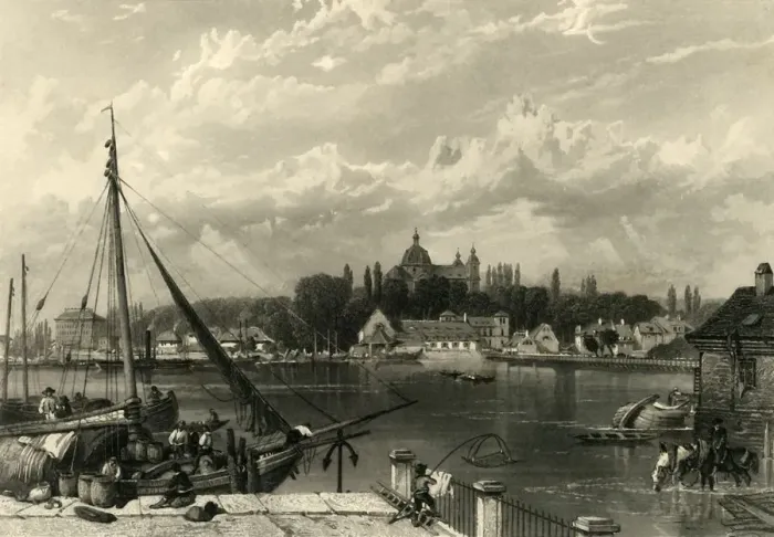 Framed Print : Mannheim, c1872. Creator: E I Roberts Framed Print : Mannheim, c1872. Creator: E I Roberts