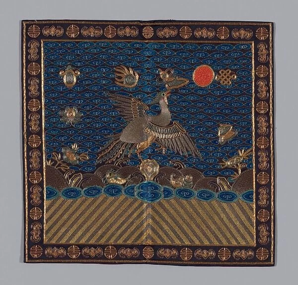 Man's Court Badge, China, 1880  /  1900, Qing dynasty (1644-1911). Creator: Unknown